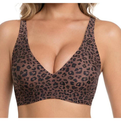 Leopard Print Soft Support Push-Up Underwear