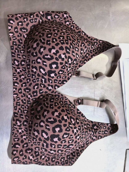 Leopard Print Soft Support Push-Up Underwear