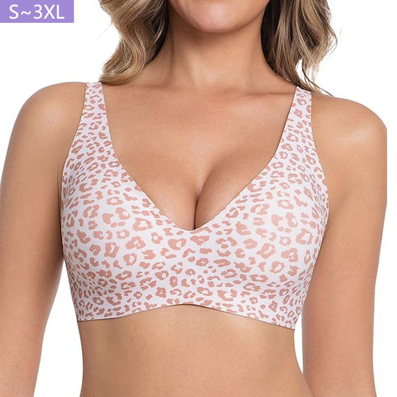 Leopard Print Soft Support Push-Up Underwear