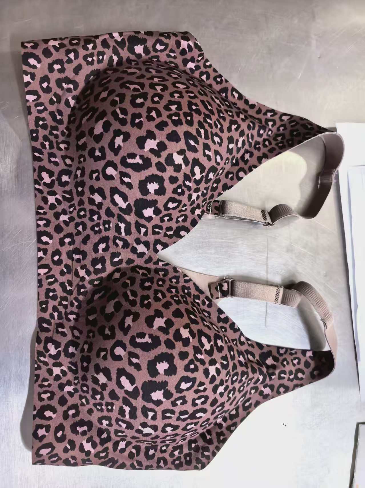 Leopard Print Soft Support Seamless Bra