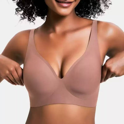 Leopard Print Soft Support Seamless Bra