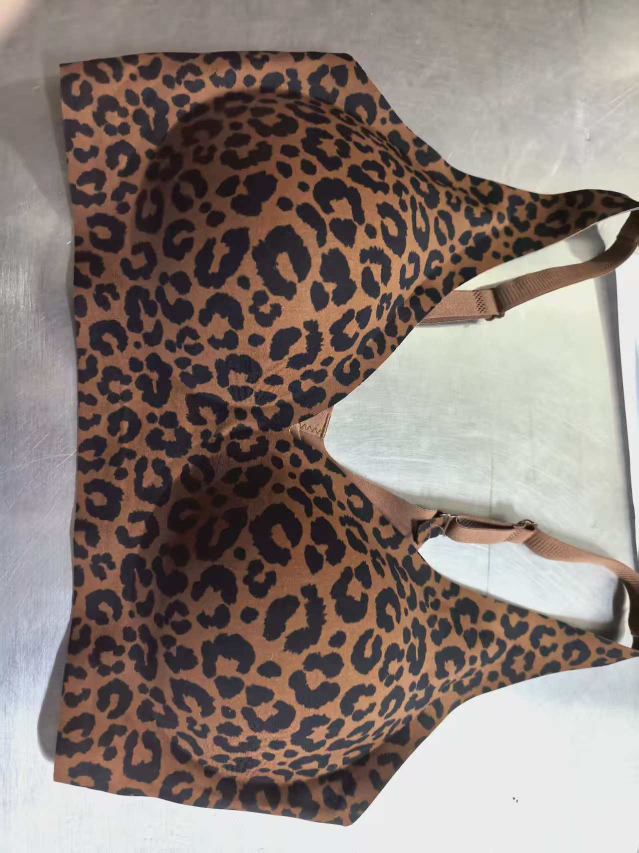 Leopard Print Soft Support Seamless Bra