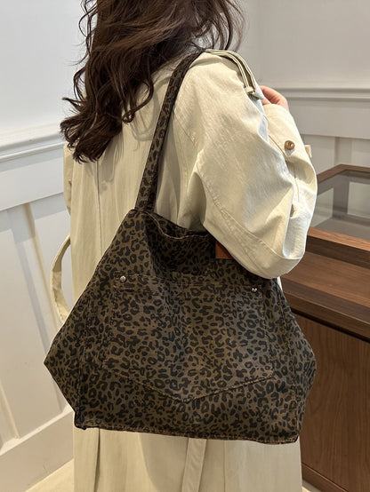 Leopard Print Tote Bag