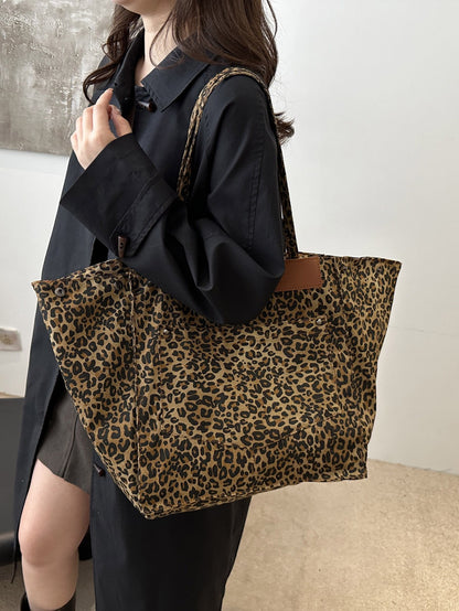 Leopard Print Tote Bag