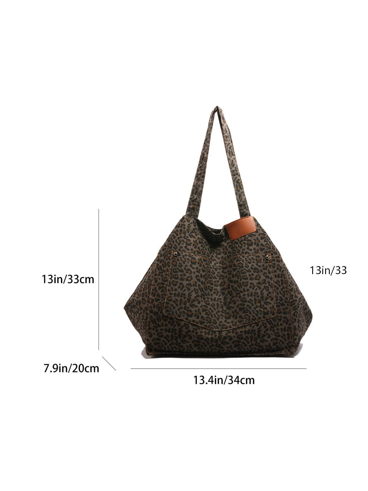 Leopard Print Tote Bag