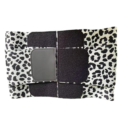 Leopard print waist belt