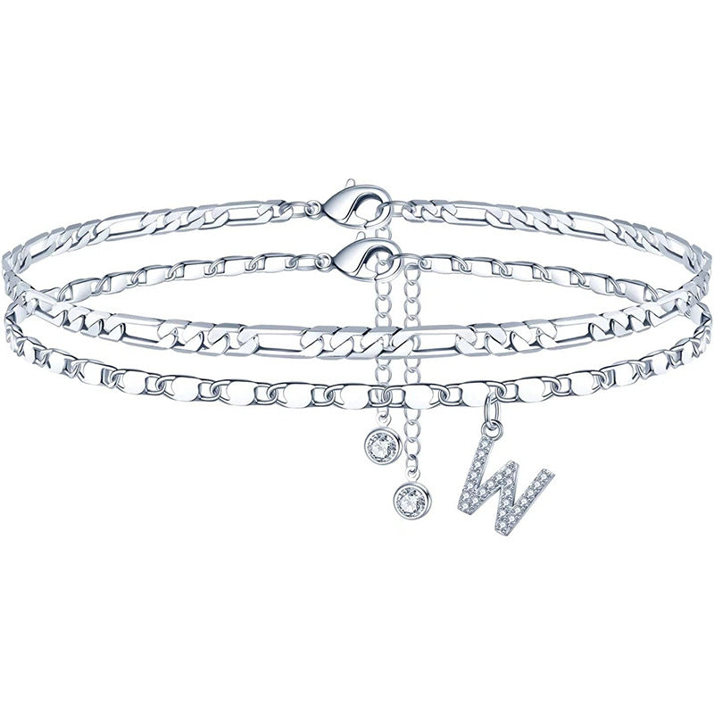 Letter Anklet