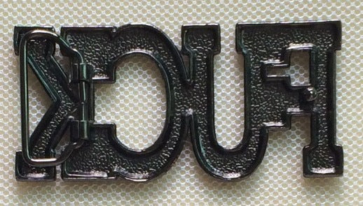 Letter Belt Buckle