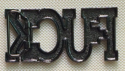 Letter Belt Buckle