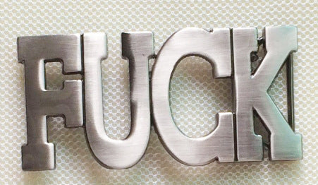 Letter Belt Buckle