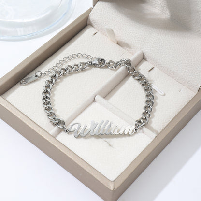 Letter Bracelet Anklet Jewelry