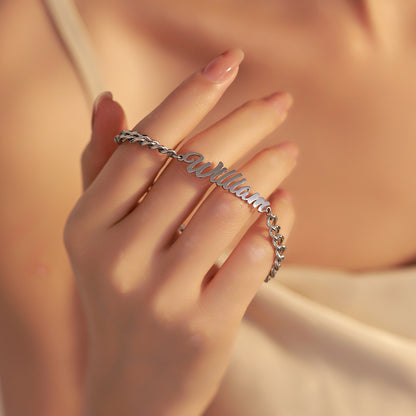 Letter Bracelet Anklet Jewelry