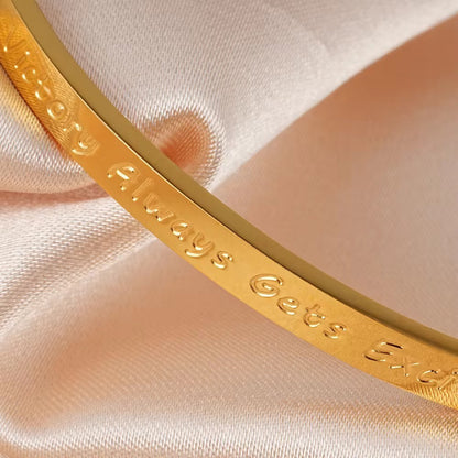 Letter bracelet