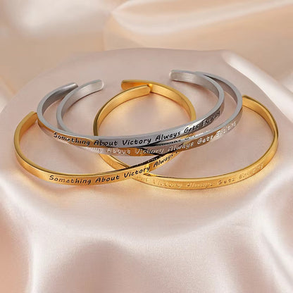 Letter bracelet