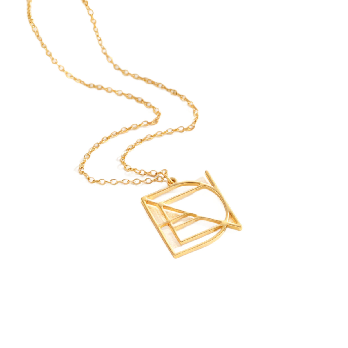 Letter combination necklace pendant
