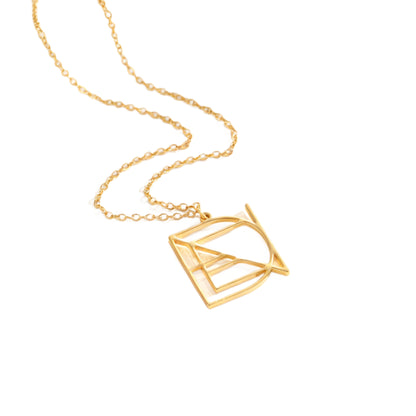 Letter combination necklace pendant