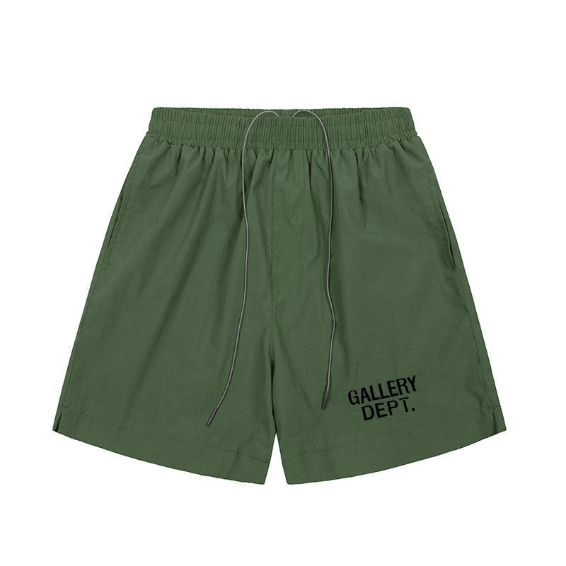 Letter Design Drawstring Casual Shorts