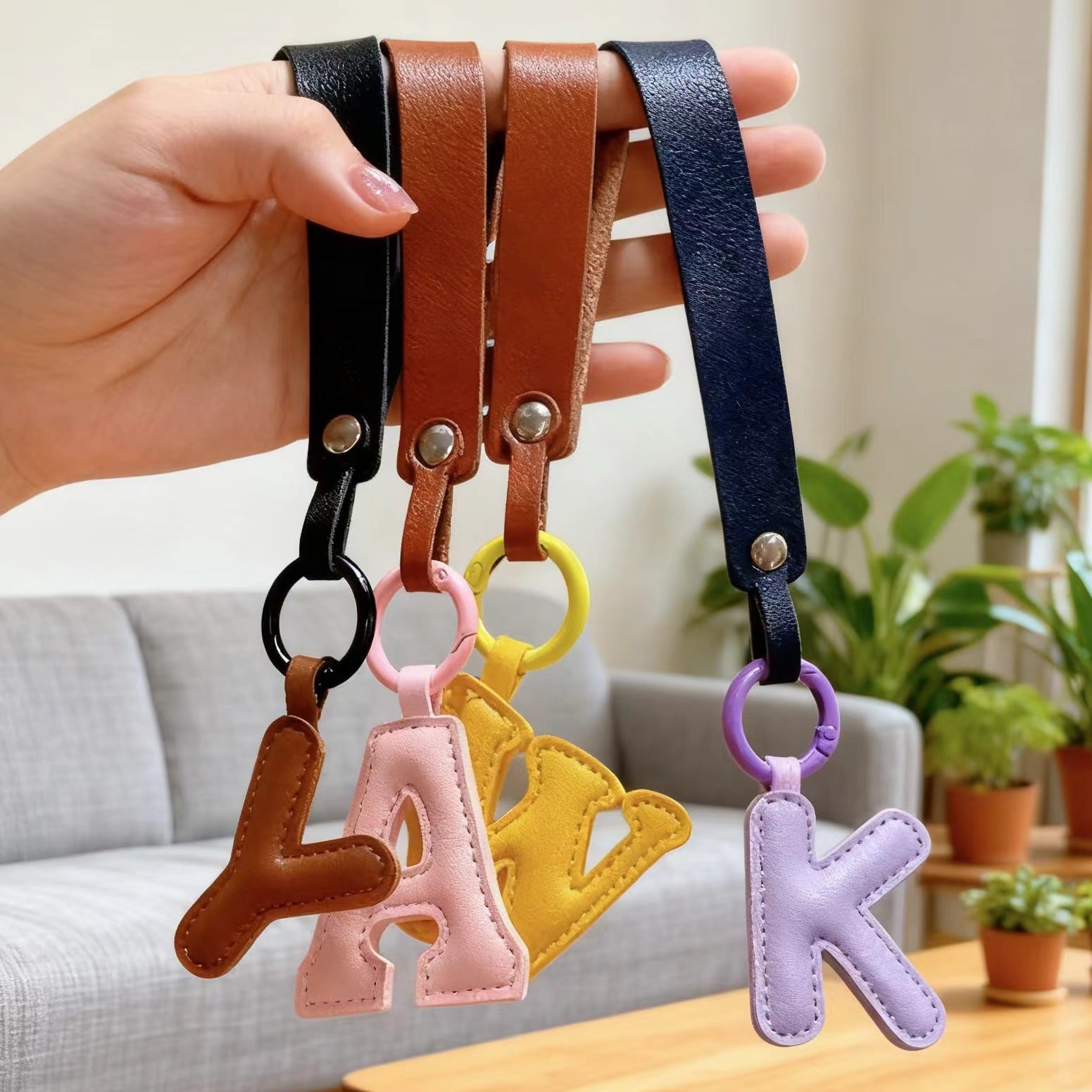 Letter keychain