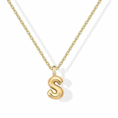 Letter Pendant Necklace