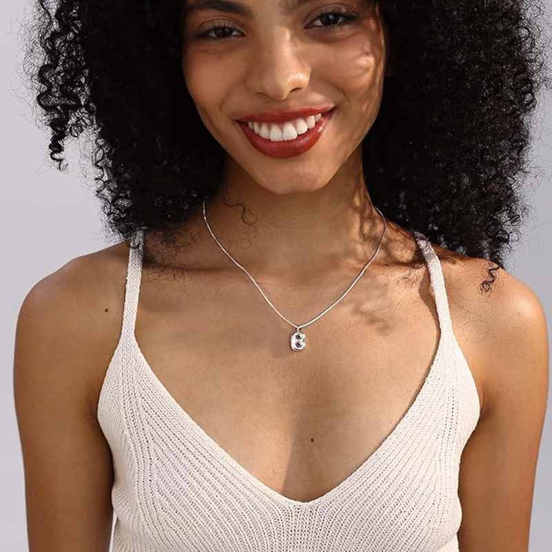 Letter Pendant Necklace