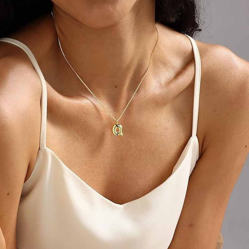 Letter Pendant Necklace