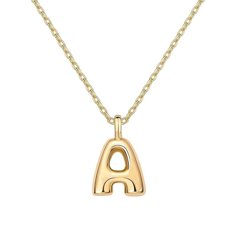 Letter Pendant Necklace