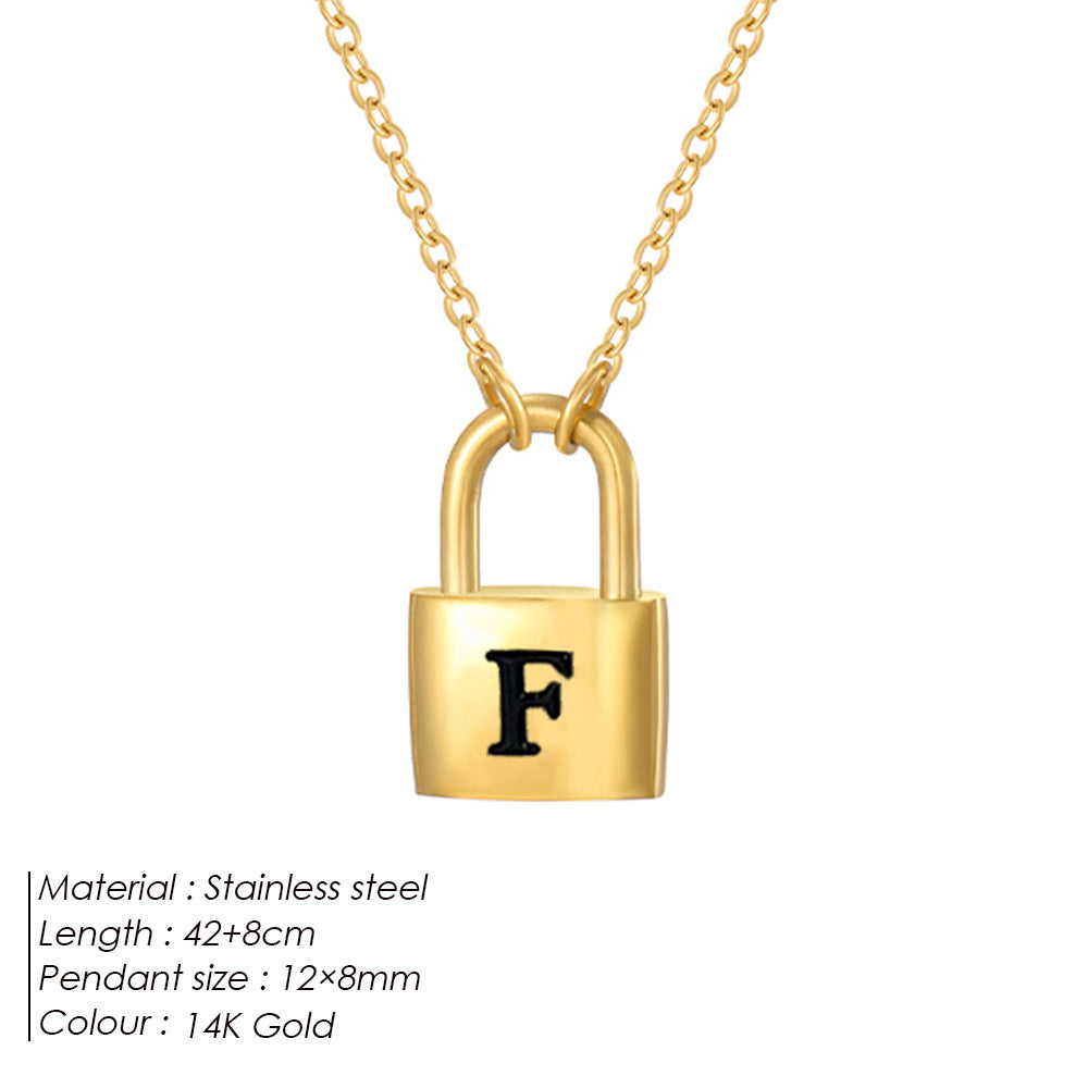 Letter Pendant Necklace