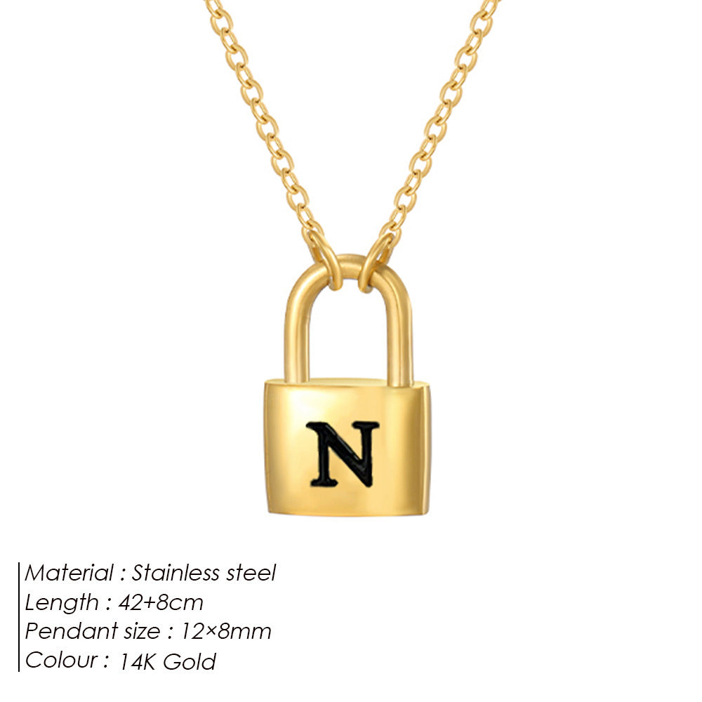 Letter Pendant Necklace