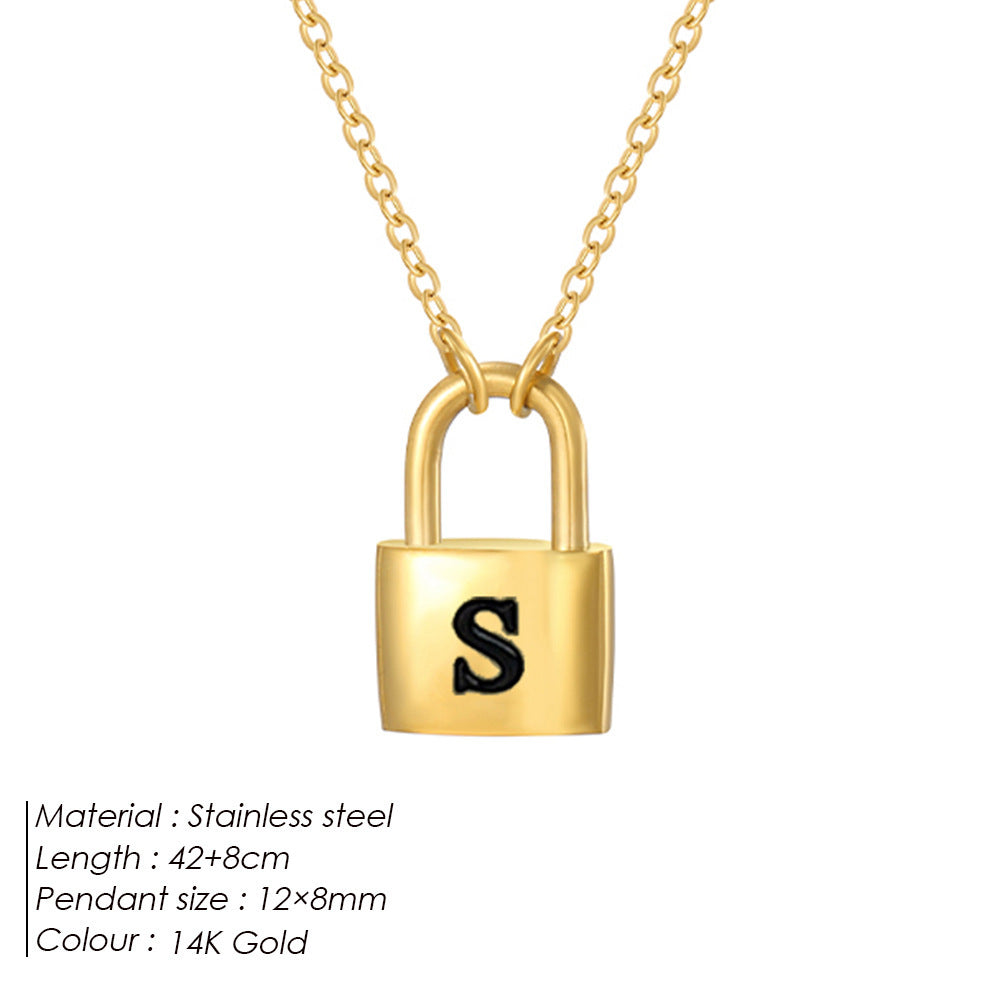 Letter Pendant Necklace