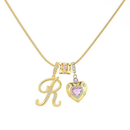 Letter Pendant Necklace