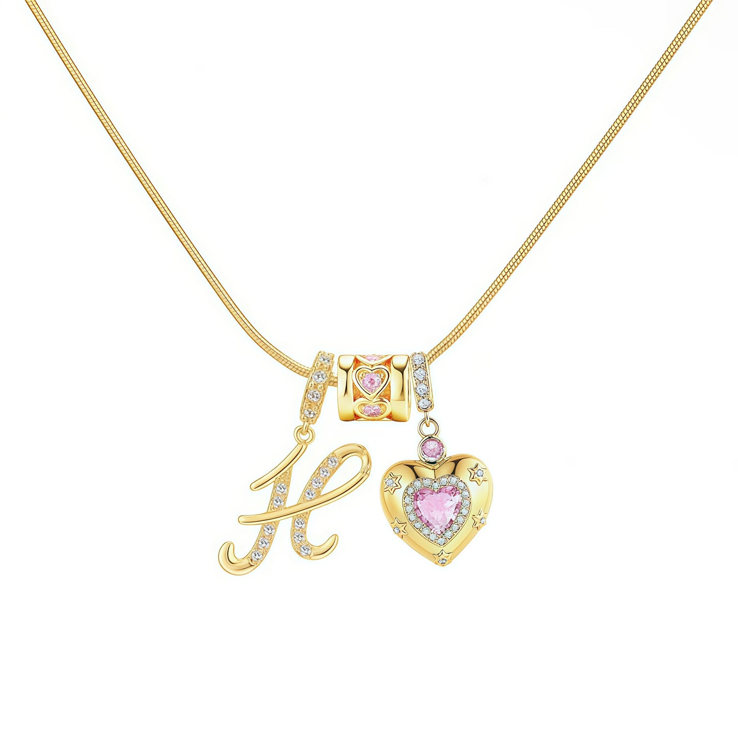 Letter Pendant Necklace