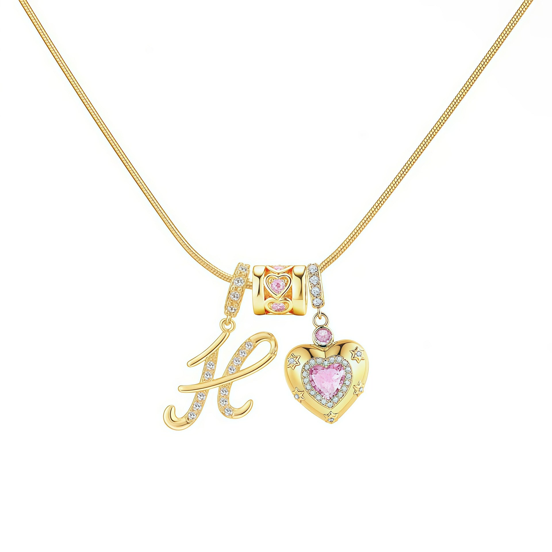 Letter Pendant Necklace