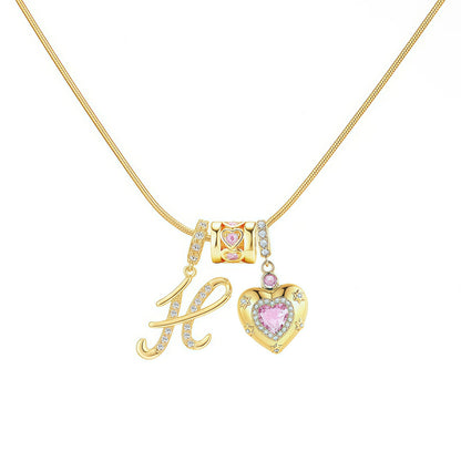 Letter Pendant Necklace