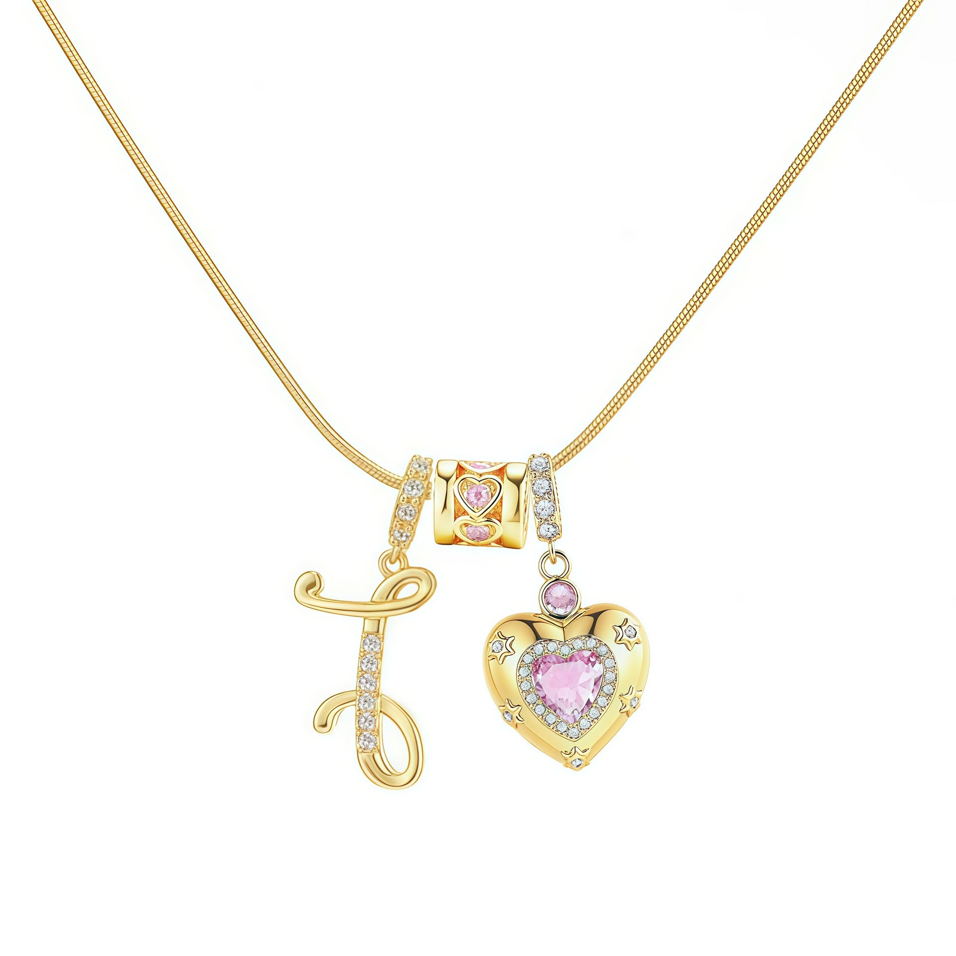 Letter Pendant Necklace