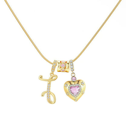 Letter Pendant Necklace