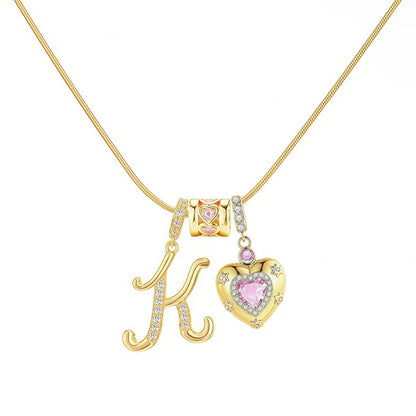 Letter Pendant Necklace