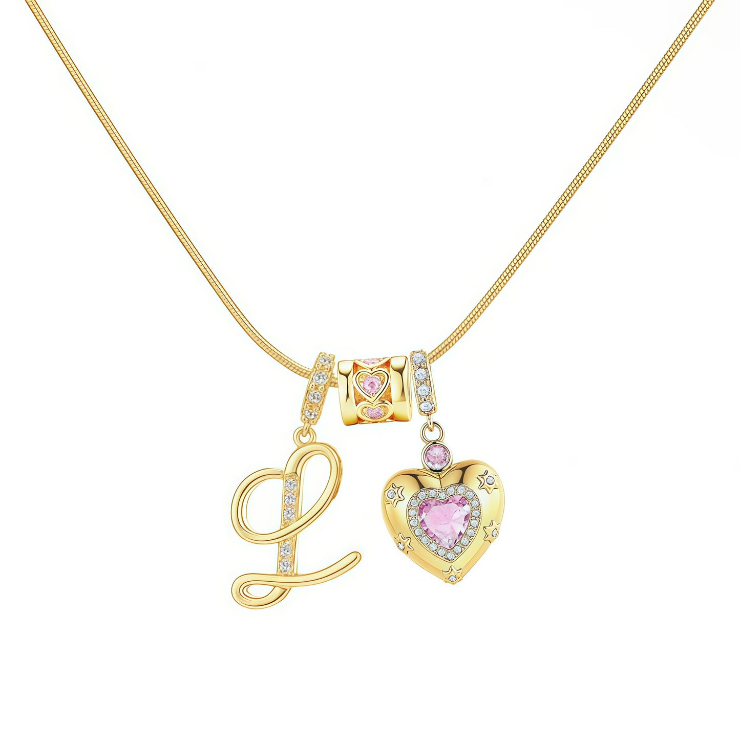 Letter Pendant Necklace