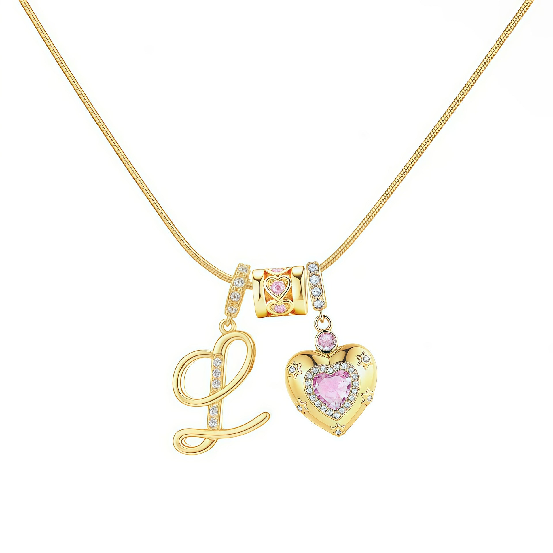 Letter Pendant Necklace