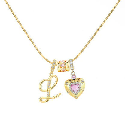 Letter Pendant Necklace