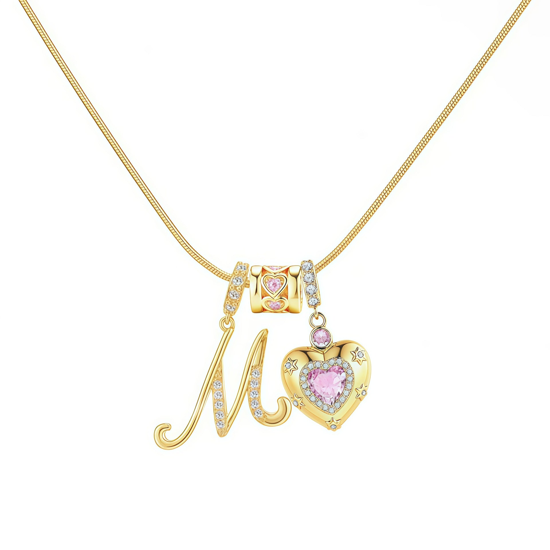 Letter Pendant Necklace