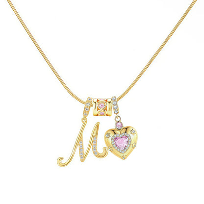 Letter Pendant Necklace