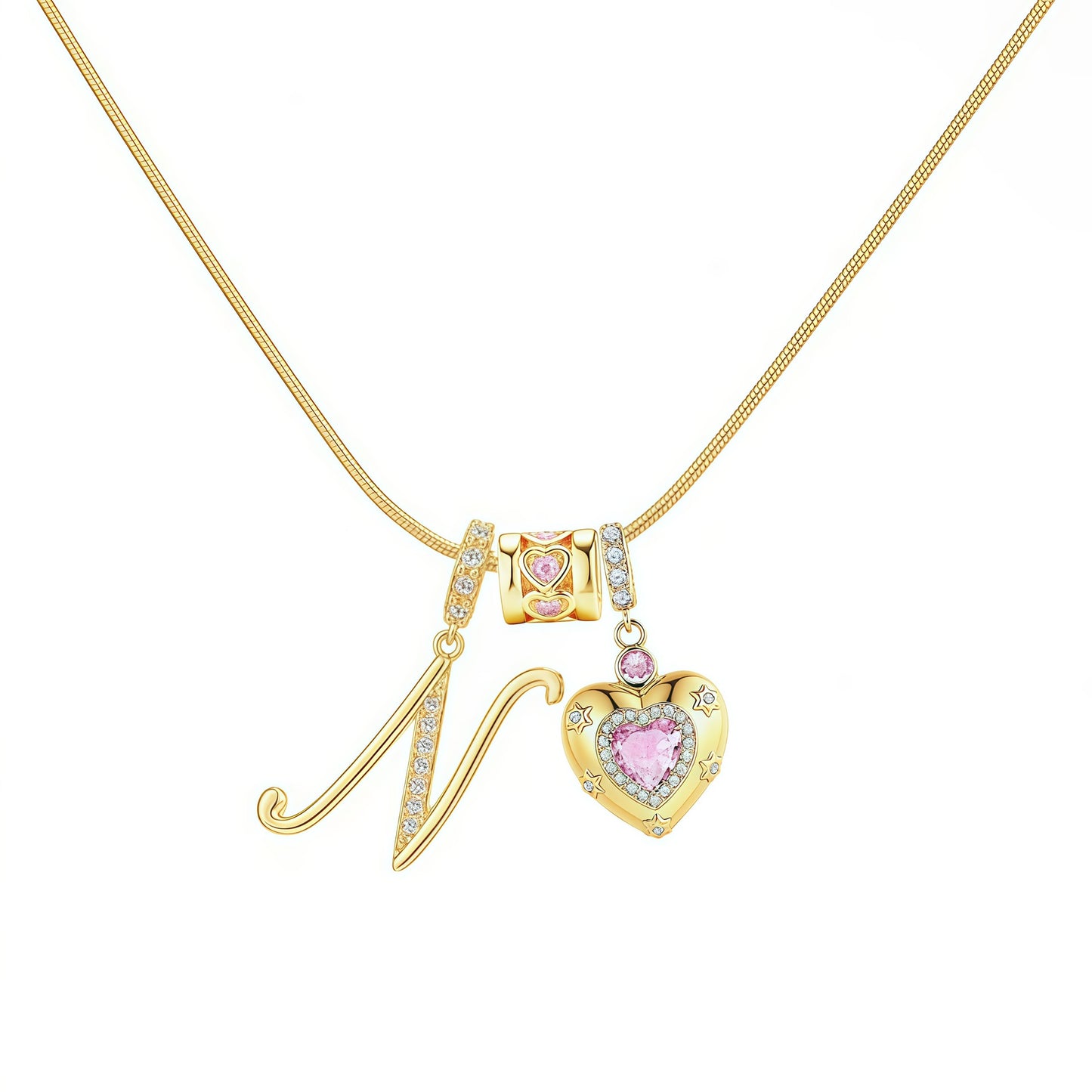 Letter Pendant Necklace