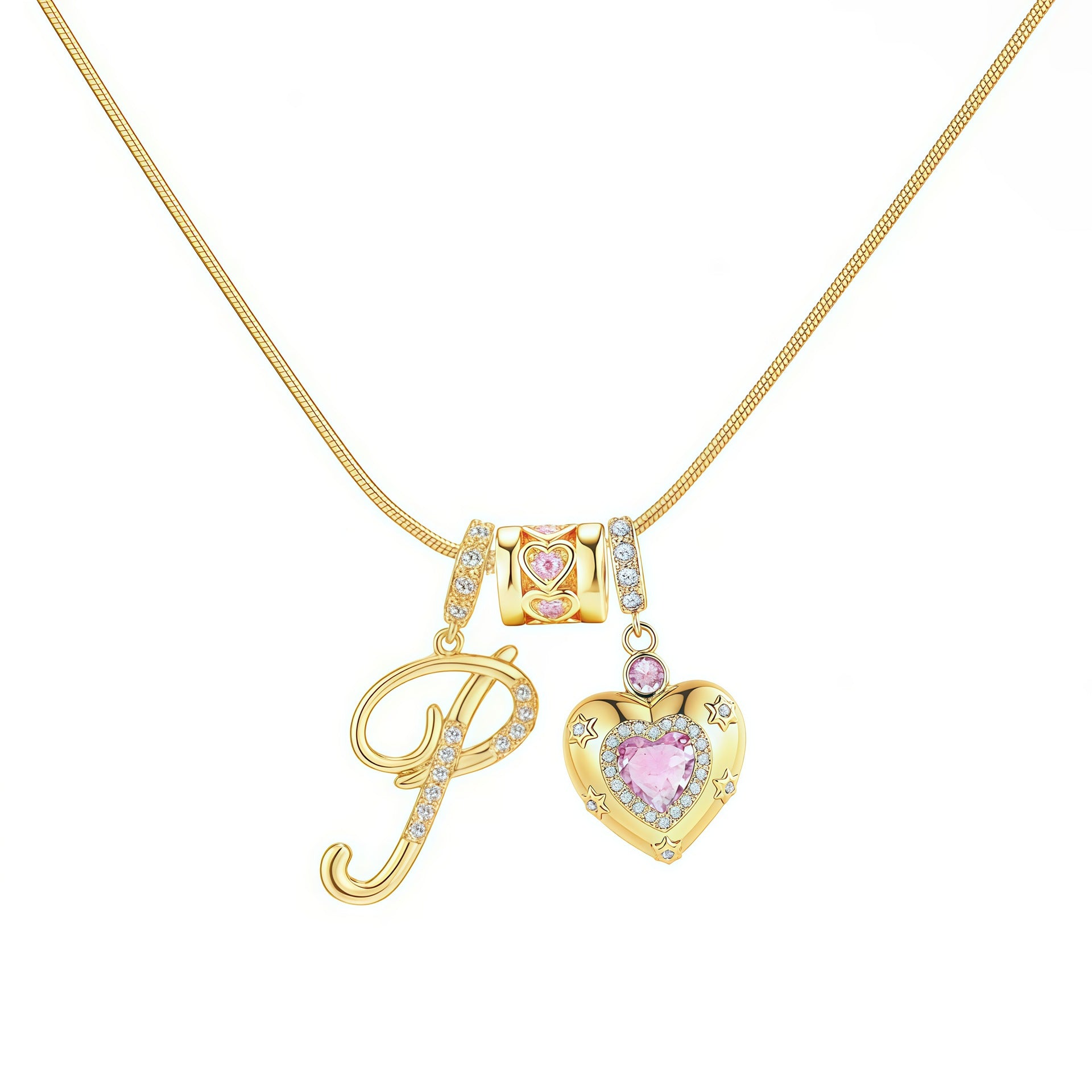 Letter Pendant Necklace