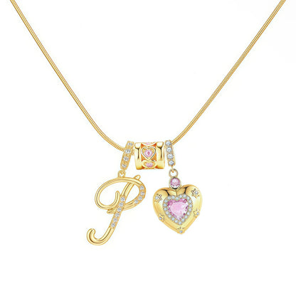 Letter Pendant Necklace