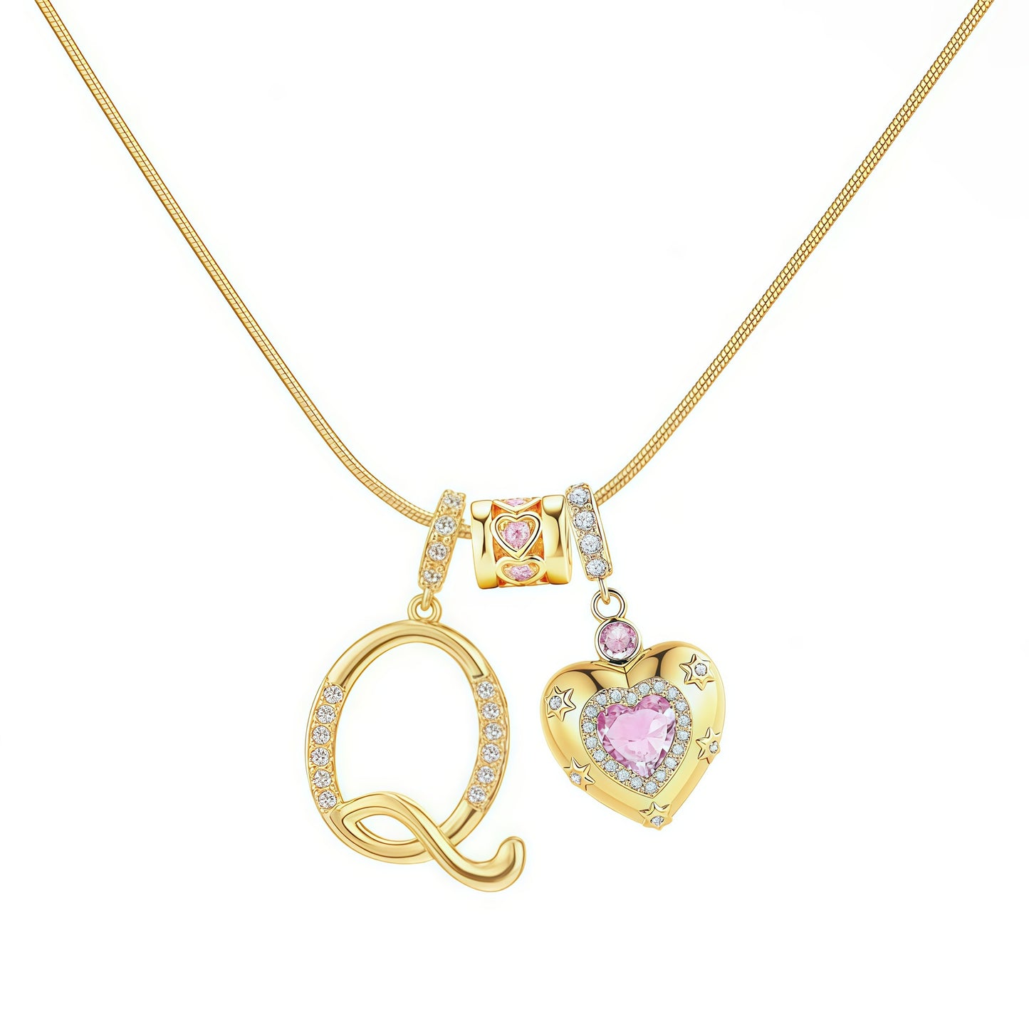 Letter Pendant Necklace