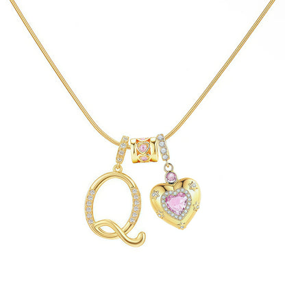 Letter Pendant Necklace