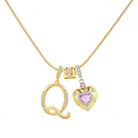 Letter Pendant Necklace