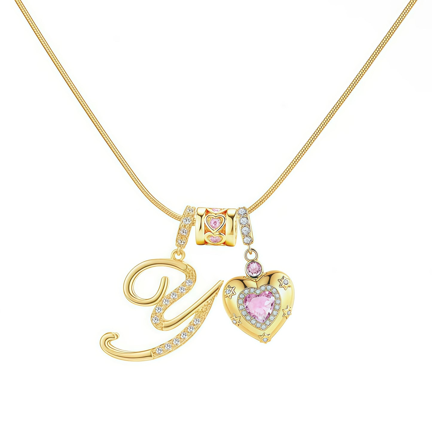 Letter Pendant Necklace
