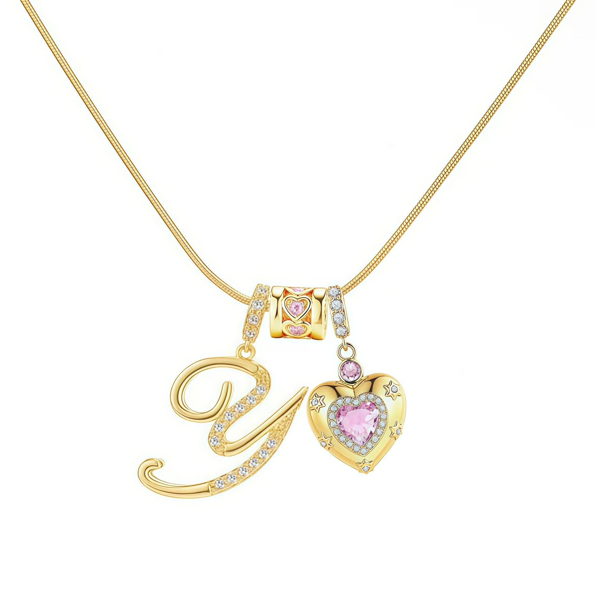 Letter Pendant Necklace