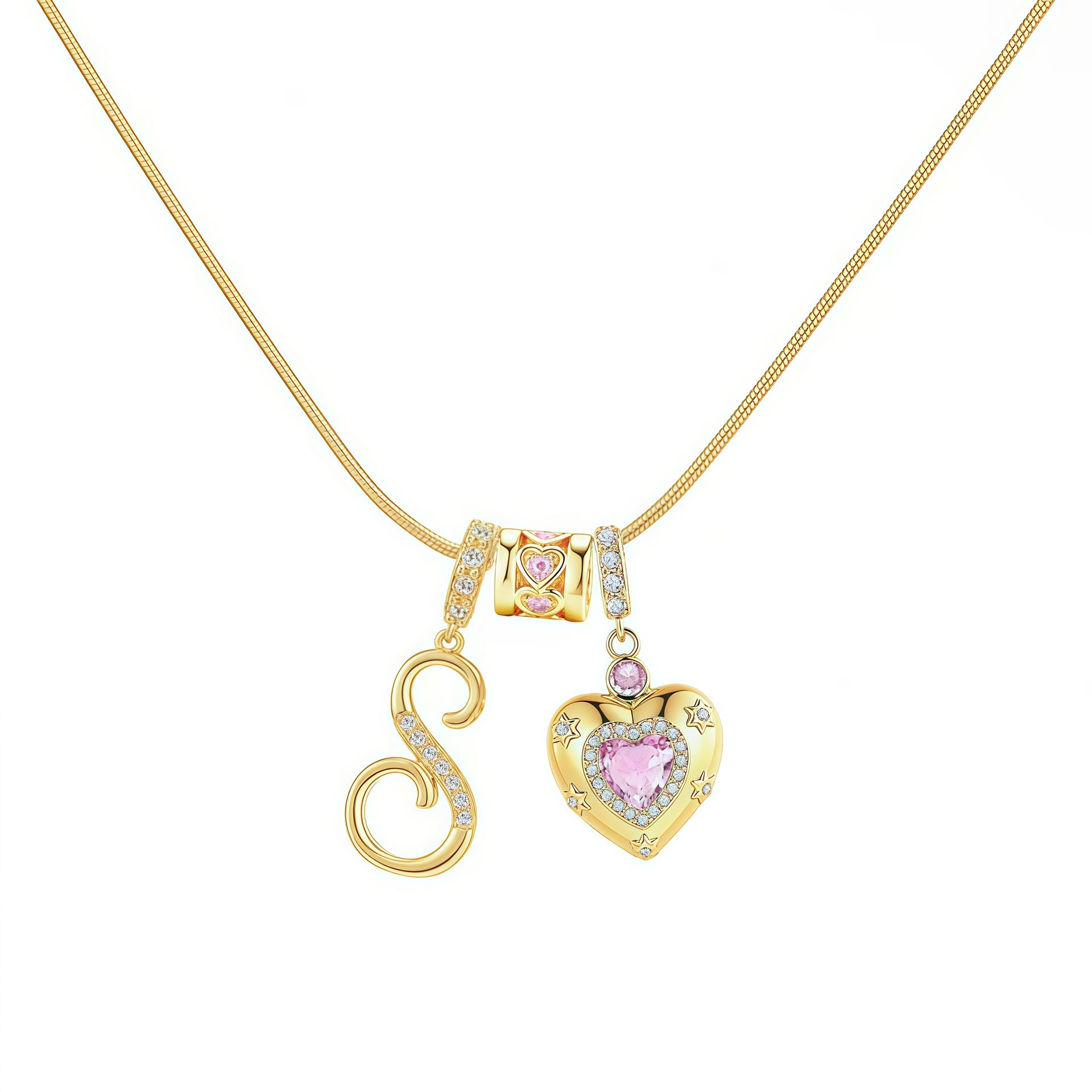 Letter Pendant Necklace